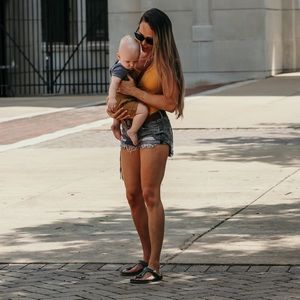 Acid Wash Jean Shorts